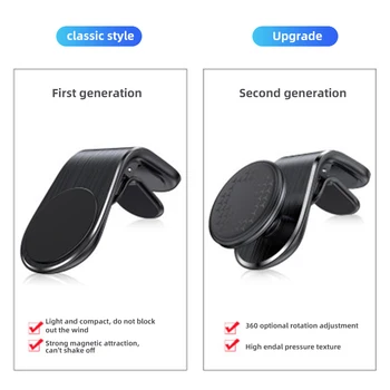 Metāla Magnētiskās Auto Telefona Turētājs Mini Gaisa Vent Mount Clip Magnēts Mobilo Stāvēt iPhone 11 pro max Xiaomi Viedtālruņiem Automašīnas