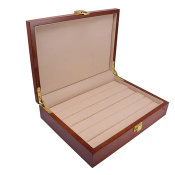 Cufflink dāvanu kastē augstas kvalitātes krāsotas koka kastē patiesu izmērs 240 * 180 * 55mm jaudas juvelierizstrādājumu glabāšanas kastē, kas WY606