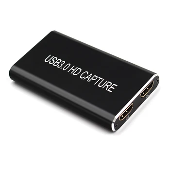 USB Video Capture Karte Grabber HD Tipa-C/USB C/USB 3.0 1080P 60fps Spēle, kopā ar HD Izeja Windows/Linux/Mac Os X