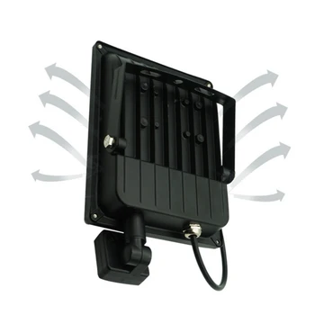 Kustības Sensors Led prožektors 10W 30W 50W Atstarotājs Āra LED Prožektors Prožektors Sienas Lampa IP65 Waterproof AC185-265V