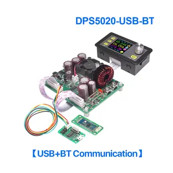 DPS5020-USB-BT Konstanta Sprieguma Strāvas Solis uz Leju Komunikācijas 50V 20A LCD Ciparu Voltmetrs Barošanas Sprieguma Pārveidotājs