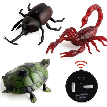 Robotu Kukaiņu Palaidnība Rotaļlietas Triks Elektronisko Pet RC Simulācijas Scorpion Vabole Tālvadības pults Smart Dzīvnieku Modelis, Bērnu, Pieaugušo Dāvanu