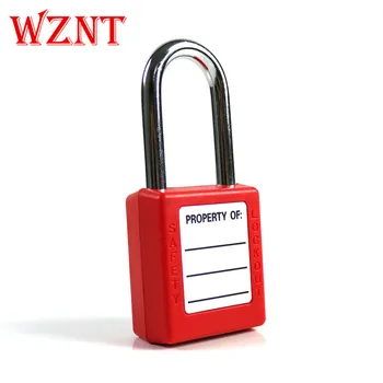 Bezmaksas piegāde 410 Master lock standarta Termoplastiska sarkanā drošības slēdzenes ar 38mm garš vīt