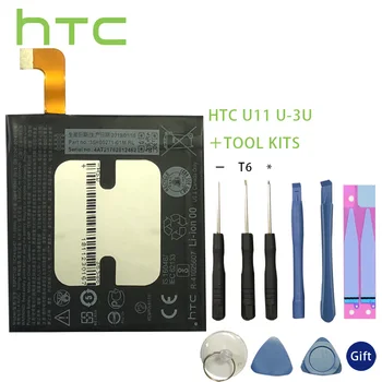 HTC Oriģinālā Akumulatora B2PZC100 3000mAh Akumulators HTC U11 U-3U Baterijas+Tools +Uzlīmes