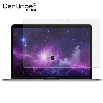 Cartinoe Klēpjdatoru Screen Protector For Apple Macbook Pro 15 2018 Touch Bar A1990/ A1707 Anti Glare Matte Ekrāna Aizsargs Plēves (2gab)