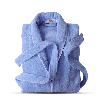 Kokvilnas Toweling Frotē ļoti gara Mantija Mīļotājiem Mīksts Vannas Drēbes Vīriešiem Un Sievietēm Nightrobe Sleepwear Vīriešu Ikdienas Mājas Peldmētelis