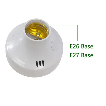 Bezvadu Tālvadības Lampas Turētājs E26 E27 Ligzdu ES USPlug Spuldzes LED Nakts Gaisma ar taimeris, tālvadības pults, lai uv led Sterilizēt