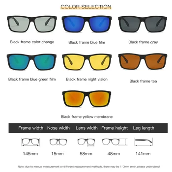 Klasiskās Vīriešu Polarizētās Saulesbrilles Zīmola Dizaina Braukšanas Saules Brilles Vīriešu Vintage Laukumā Brilles UV400 Toņos Oculos masculino