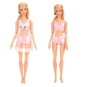 Modes Roku darbs Sexy Lelle rotaļlietu komplekts Peldēšana Valkāt Peldkostīmi Pludmales Peldvietu Peldkostīmi, Bikini, Mini Lelles drēbītes Barbie Spēles