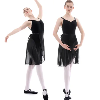 Deju Svārki Pieaugušo Daļēji Caurspīdīgu Tilla Svārki Sievietēm Pieaugušo Tilla Baleta Svārki Wrap Leotards Sievietēm