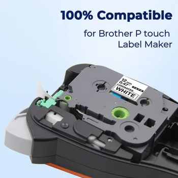 3Pcs 24mm heat shrink tube lentes hse-251 HSe 251 hse251 rūpniecības lentes vadu un kabeļu marķēšana Brother P touch Etiķetes Maker