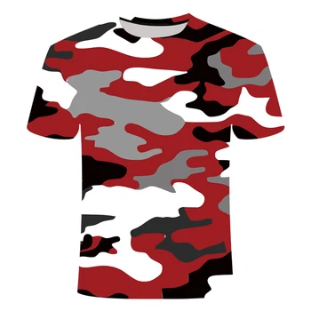 Modes t krekls Vīriešiem 2020. gada vasarā jaunu jūra pavisam Melnā un baltā maskēšanās 3D druka T-krekls ar īsām piedurknēm vīriešu apģērbi S-6XL