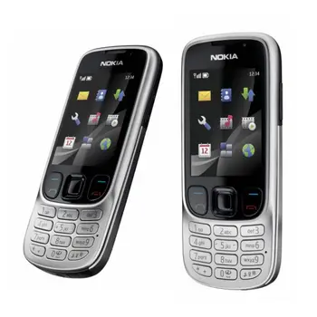 Nokia 6303 Classic 6303C FM GSM Mobilā Telefona Atbalstu krievu Tastatūra Oriģināls Atbloķēt Mobilo Telefonu Bezmaksas piegāde