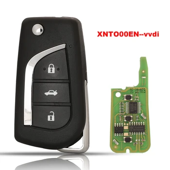 Jingyuqin XHORSE VVDI2 XNTO00EN Toyota Veida Bezvadu Universālā Tālvadības Atslēgu 3 Pogas XN008 Remote Ar NXP Chip
