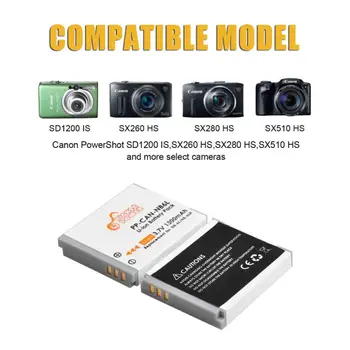 NB-6L NB-6LH Akumulatora un Automašīnas Lādētāju Canon PowerShot D10 D20 30 S95 SX260 SX280 SX540 SX700 SX710 HS Kamera
