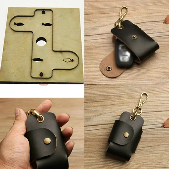 DIY ādas amatniecības auto atslēgu soma gadījumā die griešanas nazis pelējuma metāla tukšums perforators rīku komplekts