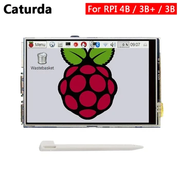 3.5 collu Aveņu Pi 4 Displejs TFT LCD 480*320 Pikseļu Touch Screen Panelis Ekrāna Aveņu Pi 3 Modelis B / 3B Plus