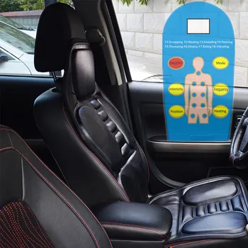 Automašīnu Sēdekļu Pārvalki Universālo piemērota lielākajai daļai Automobiļu Black Mājas/Auto Divējāda lietojuma Sēdekļa Muguras Masāžas Krēsls Siltuma Sēdekļa Spilvena Multi-funkciju