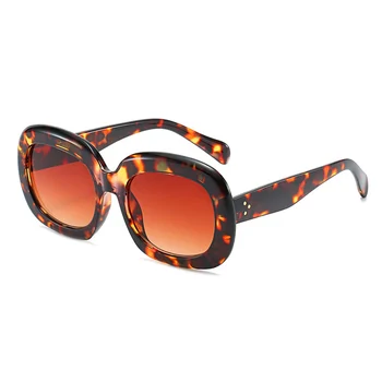 OEC CPO Vintage Laukumā Saulesbrilles Liels Rāmis Sievietēm Zīmola Dizaineru Modes Moderns Populārs Saules Brilles UV400 O250