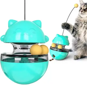 Jautri Akrobāts Mājdzīvnieki Slow Food Izklaides Rotaļlietas, Kas Piesaista Uzmanību, Kaķis Regulējams Uzkodu Muti Dziesmas Vērpšanas Bumbu