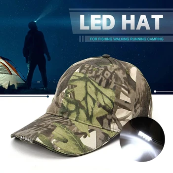 Regulējams Velosipēdu 5 LED Luktura Vāciņš Akumulatora Barošanu Cepure Ar LED Galvas Gaismas Lukturīti Par Zvejas Skriešanas Beisbola cepure