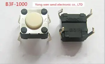 JAUNU OMRON B3F-1000 B3F1000 0.98 N Mikro gaismas touch switch pogas Taustiņu slēdzis DIP4