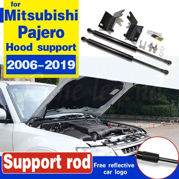 Par Mitsubishi Pajero 2006-2019 Automašīnas Pārsega Vāka Atbalsta Hidrauliskā stieņa Lifts, Glāžu Bāri Atsperu amortizatoru Stiprinājuma Stils