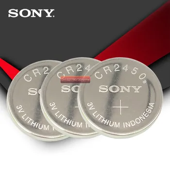 3pc Sony Oriģināls CR2450 CR 2450 3 V Litija Monētas skatīties, Atslēgu Maciņi, Akumulatoru Baterijas swatch skatīties LEXUS Automašīnu Contro