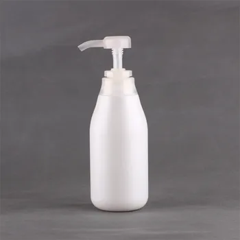 20PCS/DAUDZ 300ML Nospiediet Losjons Sūknis Uzpildāmas Pudeles Tukšas Plastmasas Spiediena PE Tvertnes Piena Pudelē Šampūns, Dušas Želeja Iepakošanas