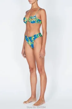 Eiropas un Amerikas tērauda paplāte kroku top 9 krāsa ins augstas starām. abpusējo peldkostīmu uzvar jaunu bikini INSROXY Triangl uzvalks