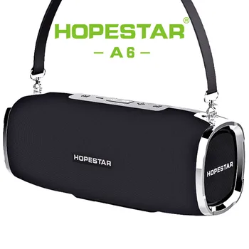 HOPESTAR A6 6000mAh Portatīvā Bluetooth Skaļruni, Jaudīga Skaņu Sistēma, Mūzikas Centrs, Bezvadu Skaļrunis 3D Stereo Big Power Bank