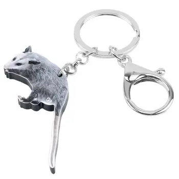 WEVENI Akrila Jauki Opossum Keychains Estētisko Dzīvnieku Atslēgu Gredzens Rotaslietas Dāvanu Sievietēm, Vīriešiem, Pusaudžiem Modes Seifs Piederumi