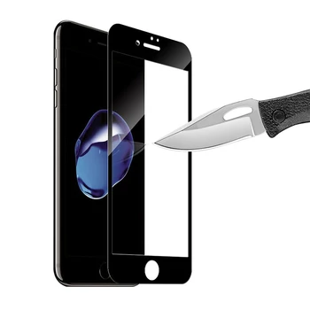 3D Aizsardzības zelta, stikla, uz iphone 8 plus 7 7plus 8plus ekrāna aizsargs aizsargātu filmu rose red temperd stikla aizsardzība