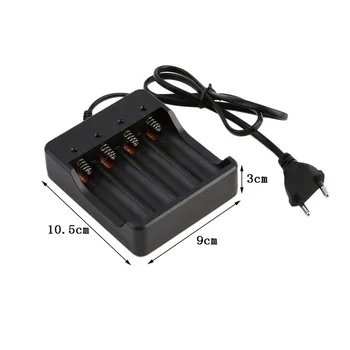 GTF Jaunas 4gab 18650 3,7 V 9800mAh Li-ion Baterijas+1PC ES/ASV Bateriju lādētāji, bateriju elektronisko produktu