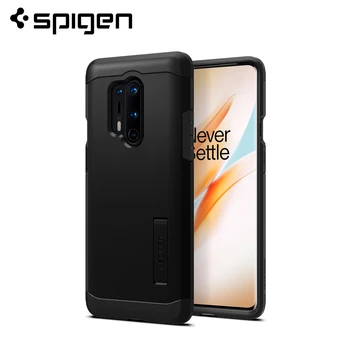 Spigen OnePlus 8 Pro Gadījumā Grūts Bruņas lieljaudas Mil-STD Nometiet Pretestību Telefonu Gadījumos par OnePlus 8 Pro Statīvs