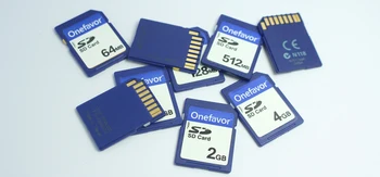 10PCS onefavor 1 GB Secure Digital 1G 1GB SD Atmiņas Kartē