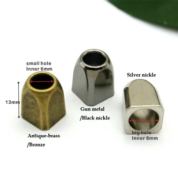 60pcs/daudz metāla cinka sakausējuma bell aizbāžņi laukumā vadu gali bloķēšanas nickle, melns, bronza, bezmaksas piegāde BELL-008