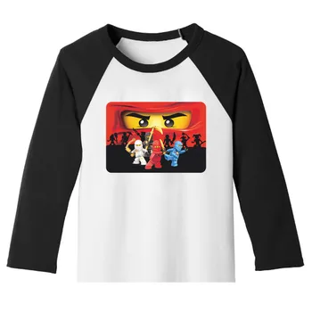 Ninja Brand New Baby Meitenes, T Krekli Chilren Apģērbs Bērniem, Apģērbs Zēniem ar garām Piedurknēm T-krekls Meiteņu Blūzes Apakškrekls Anime Tops