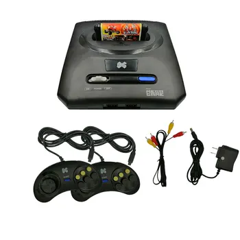 Retro 16 biti TV Video Arcade Spēļu Konsole Kursorsviru, Lai SEGA Saderīgu Mašīna 246 1 Spēle Kasetes atmiņas Kartes Dual Vadu spēļu vadāmierīces