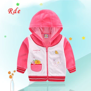 Jaundzimušo Kapuci kidswear puse dzimšanas diena modes garām piedurknēm tērpi zīdainim Bērnu Velūra 2019 Jaunu bērnu apģērbu