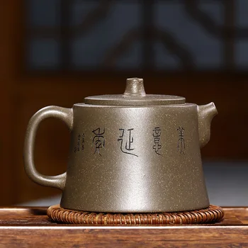 Patiesu Yixing Tējkanna Handpainted Cirsts Kung Fu Tējkanna Radošo Teaware Nosūtīt Dāvanu Kastē