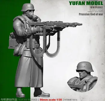 Yufan Modelis 1/35 vācu Attēls Super Dubultā Ieroci Sveķu Karavīrs YFWW35-1815