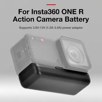 Rondaful Augstas Kvalitātes 1200mAh Kameras Foto Lādētāji Akumulatora Bāzes Ideāls Kameras Aksesuārs Insta360 VIENU R Sporta Kameras
