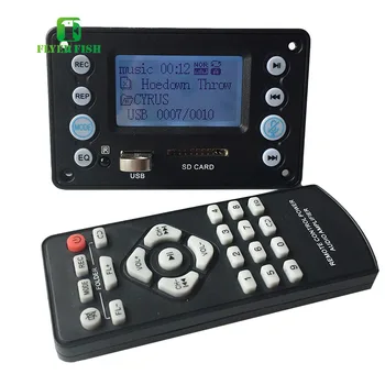 Bluetooth 4.2 MP3 LCD Displeja Modulis Dekodera Valdes Audio Uztvērēju APE FLAC / WMA WAV Dekodēšanas Balss ierakstīšana USB 32G Atbalsts FM