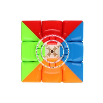 QiYi QiMeng Plus 9CM LIELS 3x3 Speed Magic Cube Cube QiYi Plus 9CM LIELS 3x3x3 Apguves un Izglītības Puzzle Rotaļlietas Klucīši