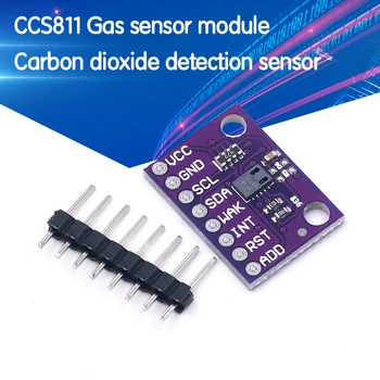 Gāzes Sensoru, Oglekļa Dioksīda Noteikšana Sensora Modulis CCS811 CO2 eCO2 TVOC Gaisa Kvalitātes Atklāt I2C Izejas CJMCU 811 par Arduino