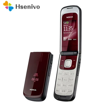 2720 Lētāko tālrunis Oriģinālu Nokia 2720 fold Atbloķēt Mobilo telefonu Bluetooth Java Bezmaksas Piegāde