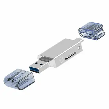 USB-C, C Tipa, lai NM Nano Atmiņas Kartes & TF Mikro SD Karšu Lasītājs, lai Huawei Viegli Pārvadāt Izmantot AA4571