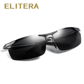 ELITERA Zīmola 2020. Gadam Vīriešiem, Alumīnija Polarizētās Saulesbrilles UV400 Spogulis Vīriešu Saules Brilles Braukšanas Ceļojumu Vīriešiem Pēcpusdienā Aizsargbrilles