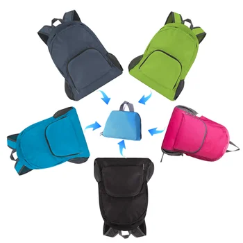 Portatīvo salokāmo viegla mugursoma soma var Pielāgot, Logo, reklāmas dāvanas, Ceļojuma somas, Skolas somas, Iepirkumu somas